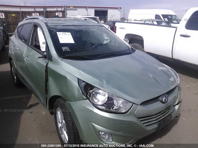 KM8JUCAC3DU576243 - 2013 HYUNDAI TUCSON GLS/LIMITED 绿色 照片 1