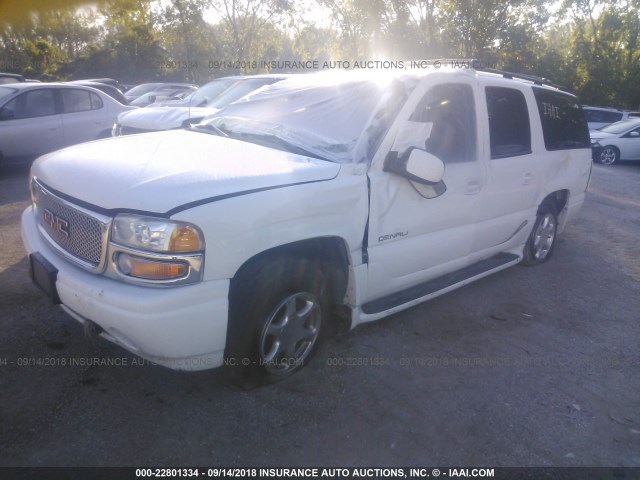 1GKFK66U02J144540 - 2002 GMC DENALI XL K1500 WHITE photo 2