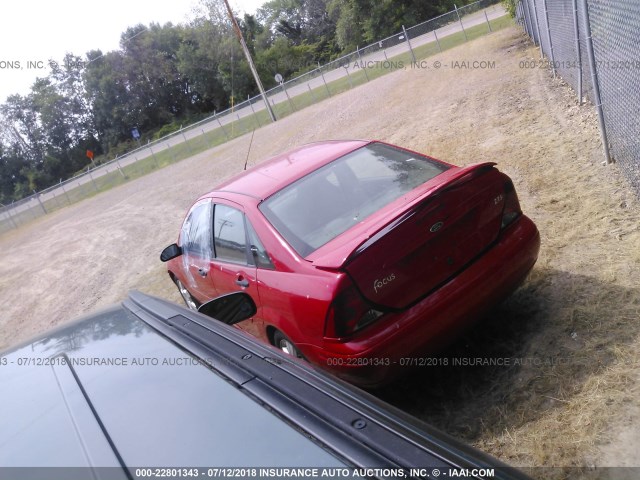 1FAFP38313W285157 - 2003 FORD FOCUS ZTS RED photo 3