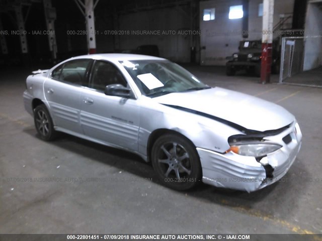 1G2NF52E11M553183 - 2001 PONTIAC GRAND AM SE1 SILVER photo 1