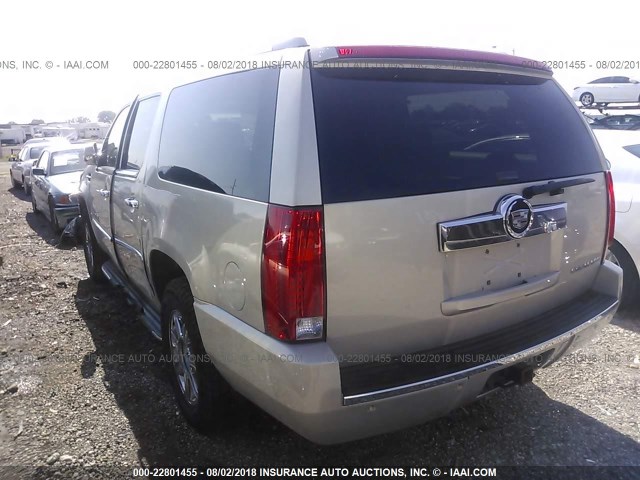 1GYFK66868R214044 - 2008 CADILLAC ESCALADE ESV CREAM photo 3