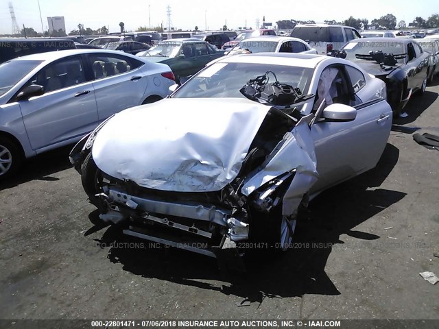 JNKCV64E38M103553 - 2008 INFINITI G37 JOURNEY/SPORT SILVER photo 2