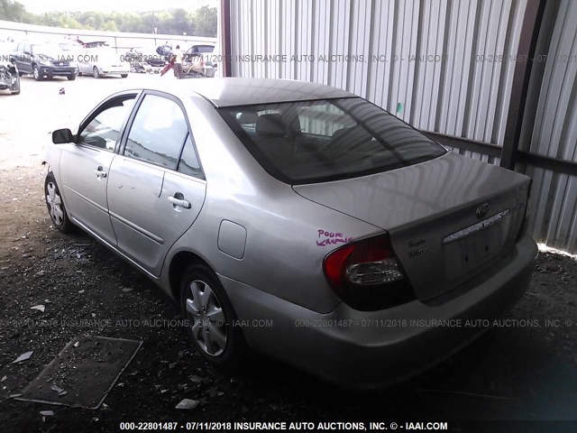 JTDBE32K520073555 - 2002 TOYOTA CAMRY LE/XLE/SE Qəhvəyi foto 3
