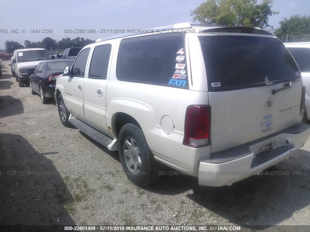 3GYFK66N54G314765 - 2004 CADILLAC ESCALADE ESV WHITE photo 3