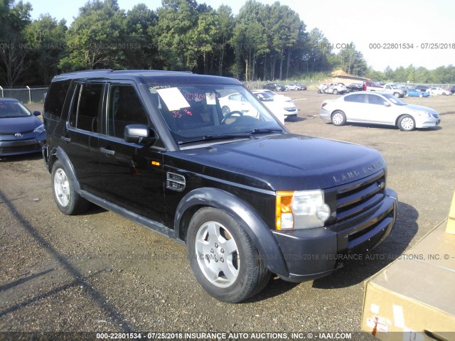 SALAE24406A371685 - 2006 LAND ROVER LR3 BLACK photo 1