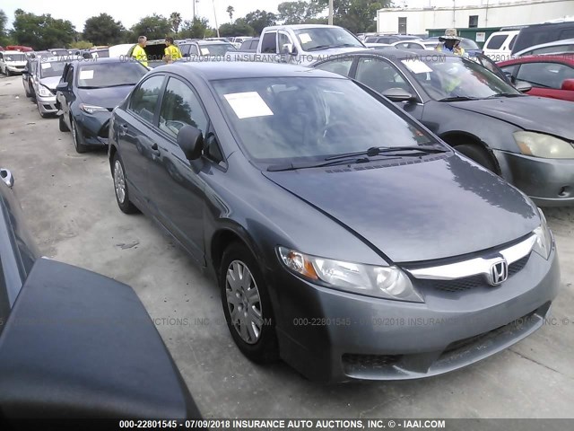 19XFA1F39AE082091 - 2010 HONDA CIVIC VP GRAY photo 1