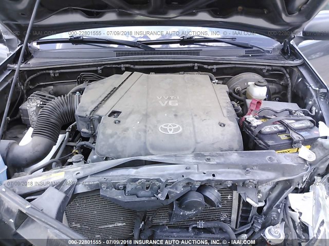 5TFUU4EN7BX011041 - 2011 TOYOTA TACOMA ACCESS CAB Grau Foto 10