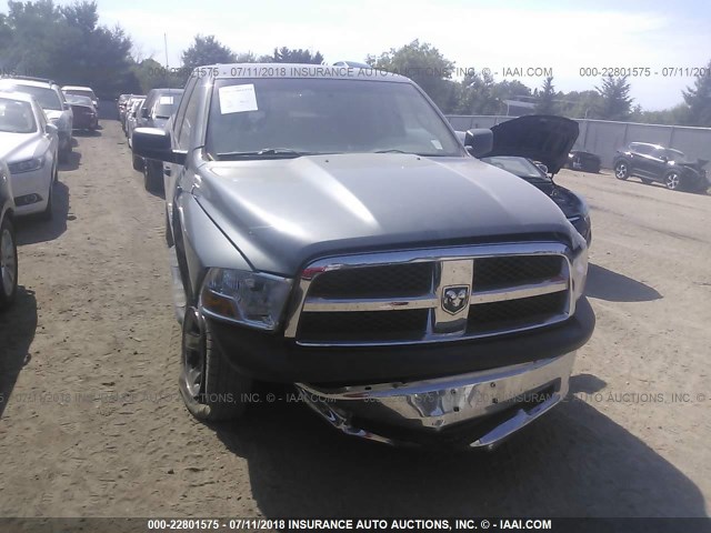 1C6RD7FP7CS291380 - 2012 DODGE RAM 1500 ST GRAY photo 6