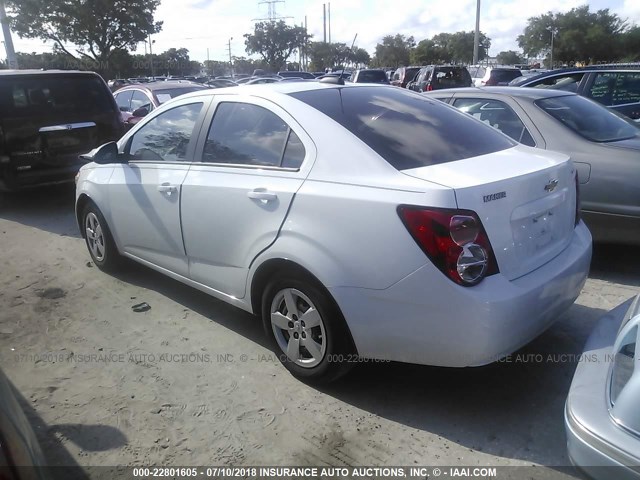 1G1JA5SH5G4174062 - 2016 CHEVROLET SONIC LS 白色 照片 3