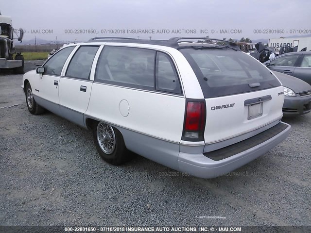 1G1BL8370NW105013 - 1992 CHEVROLET CAPRICE WHITE photo 3