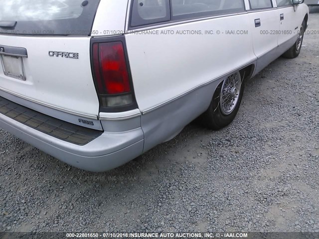 1G1BL8370NW105013 - 1992 CHEVROLET CAPRICE WHITE photo 6