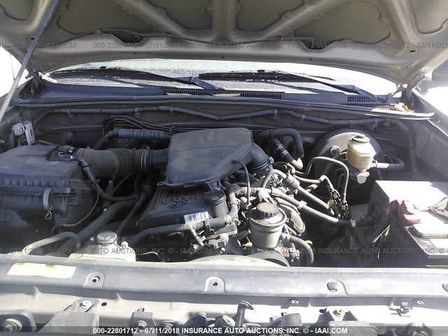 5TETX22N66Z228896 - 2006 TOYOTA TACOMA ACCESS CAB Алтын фото 10