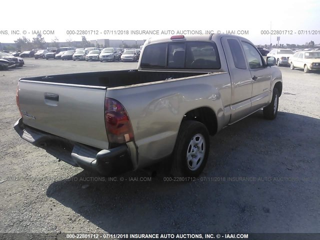 5TETX22N66Z228896 - 2006 TOYOTA TACOMA ACCESS CAB Алтын фото 4