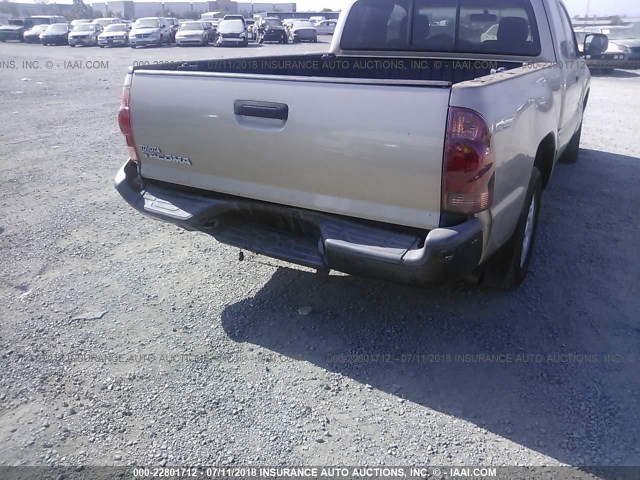 5TETX22N66Z228896 - 2006 TOYOTA TACOMA ACCESS CAB Алтын фото 6