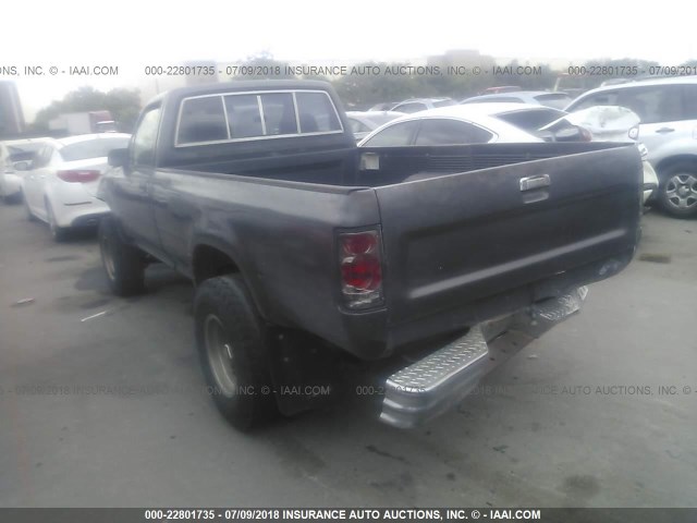 JT4VN02D5K6001846 - 1989 TOYOTA PICKUP 1/2 TON LONG WHEELBASE DLX GRAY photo 3