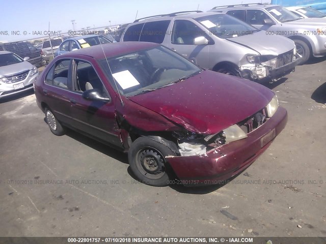 1N4AB41D7VC784289 - 1997 NISSAN SENTRA XE/GXE/GLE/BASE BURGUNDY photo 1