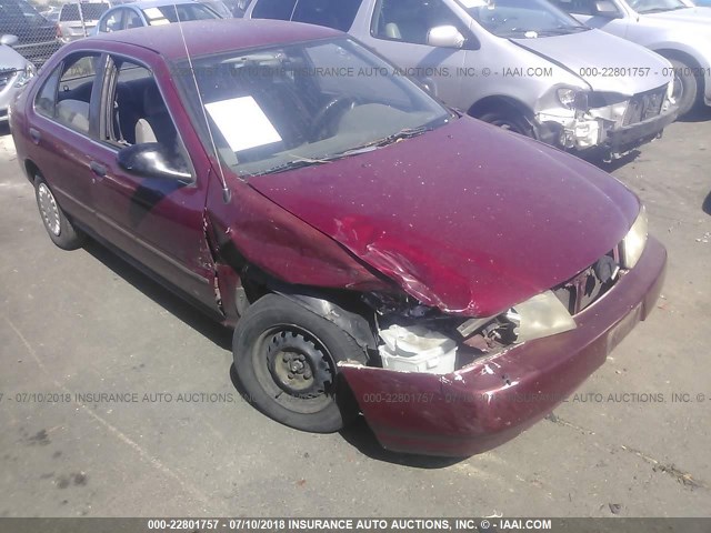 1N4AB41D7VC784289 - 1997 NISSAN SENTRA XE/GXE/GLE/BASE BURGUNDY photo 6