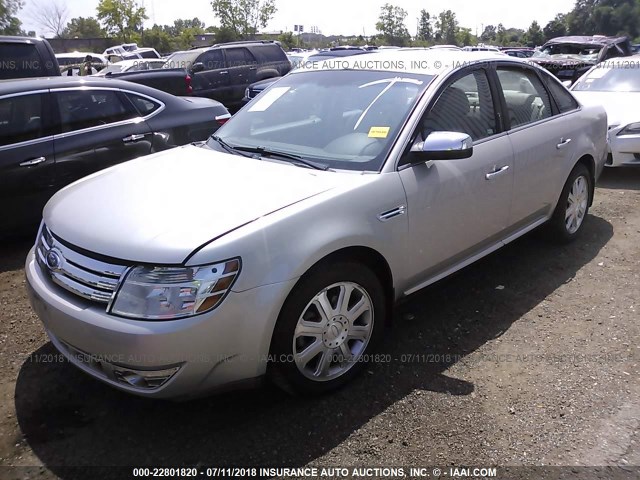 1FAHP28W58G123854 - 2008 FORD TAURUS LIMITED GRAY photo 2