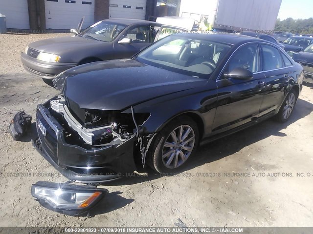 WAUHGAFC4DN051223 - 2013 AUDI A6 PRESTIGE შავი ფოტო 2