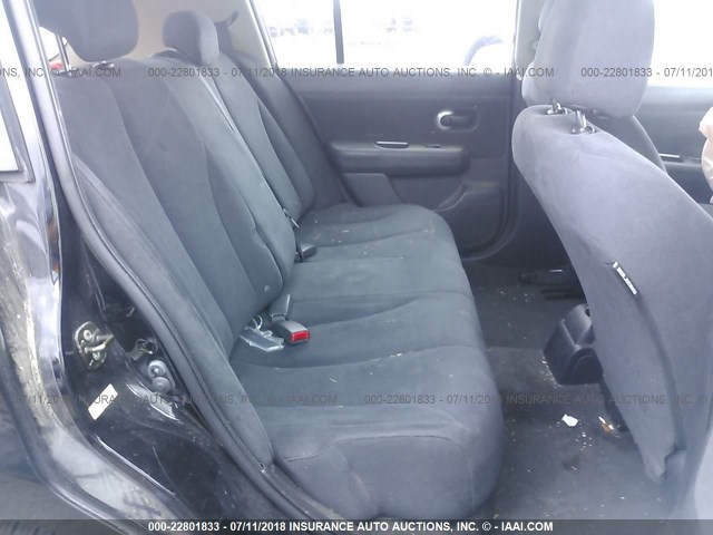 3N1BC13E97L374247 - 2007 NISSAN VERSA S/SL BLACK photo 8