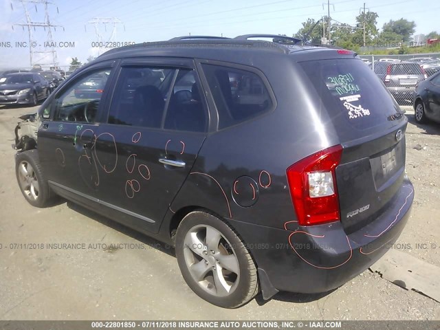 KNAFG526687210106 - 2008 KIA RONDO LX/EX GRAY photo 3