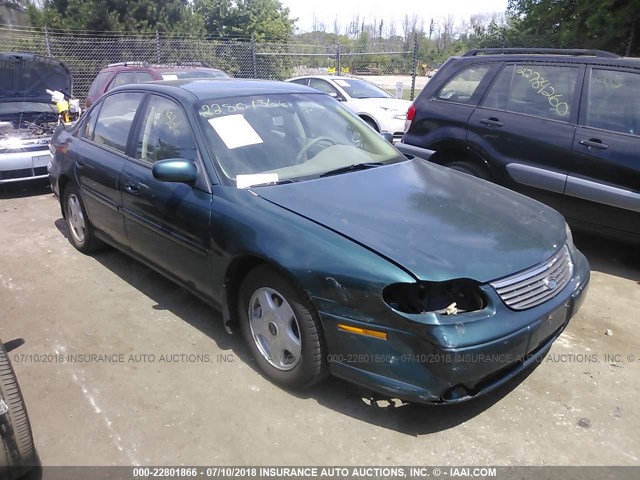 1G1NE52J116142732 - 2001 CHEVROLET MALIBU LS GREEN photo 1