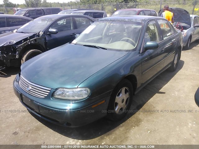 1G1NE52J116142732 - 2001 CHEVROLET MALIBU LS GREEN photo 2