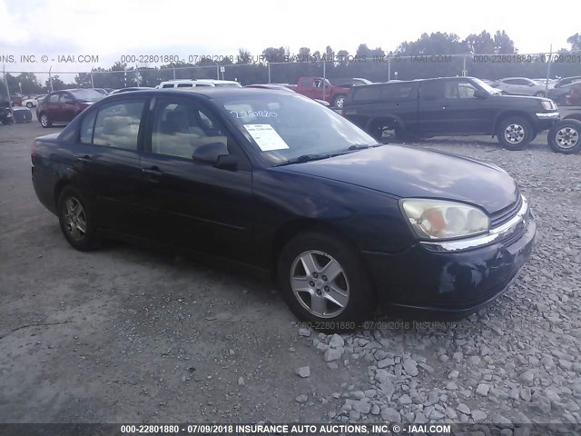 1G1ZT52875F146620 - 2005 CHEVROLET MALIBU LS მუქი ლურჯი ფოტო 1