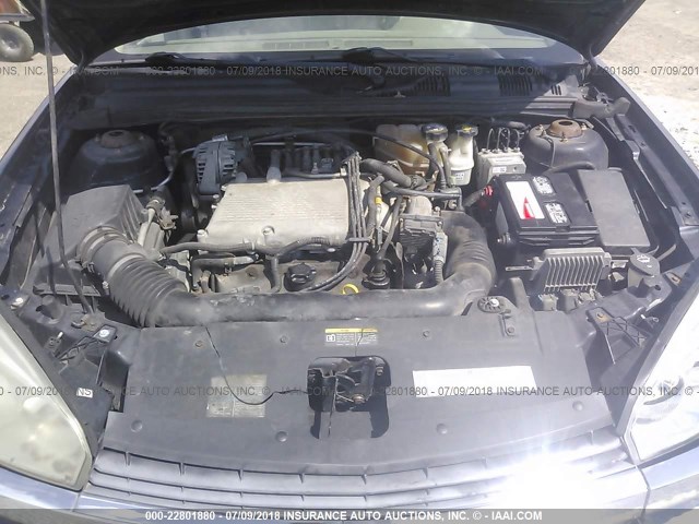 1G1ZT52875F146620 - 2005 CHEVROLET MALIBU LS მუქი ლურჯი ფოტო 10