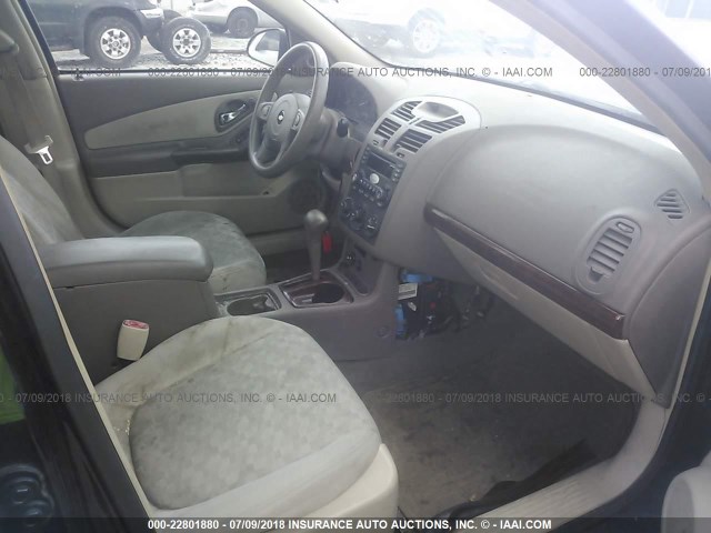 1G1ZT52875F146620 - 2005 CHEVROLET MALIBU LS მუქი ლურჯი ფოტო 5