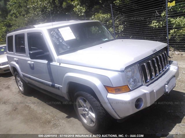 1J8HG48K77C699494 - 2007 JEEP COMMANDER SILVER photo 1
