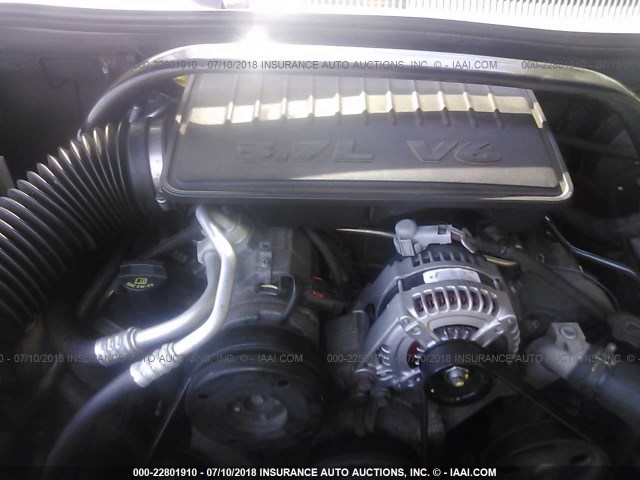 1J8HG48K77C699494 - 2007 JEEP COMMANDER SILVER photo 10