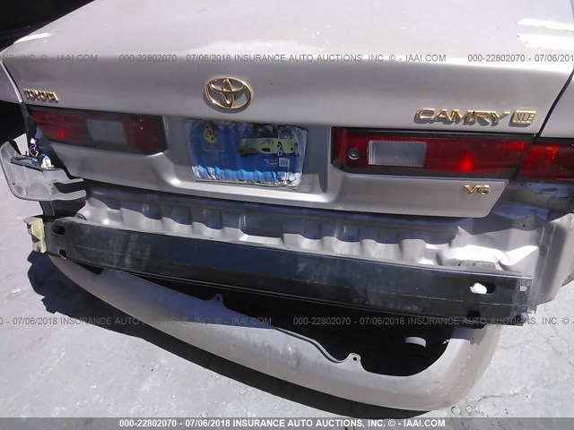 4T1BF22K3VU910111 - 1997 TOYOTA CAMRY CE/LE/XLE GOLD photo 6