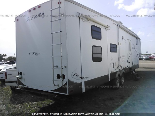 4X4FSEN278J032908 - 2008 FOREST RIVER SIERRA  WHITE photo 4