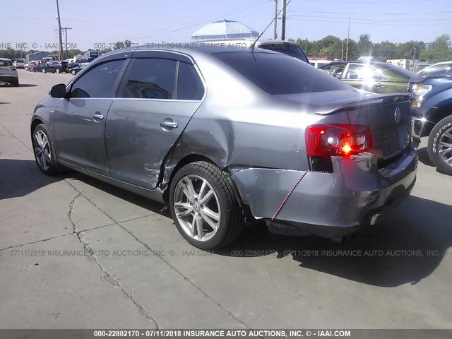 3VWEF71K87M113115 - 2007 VOLKSWAGEN JETTA WOLFSBURG 灰色 照片 3