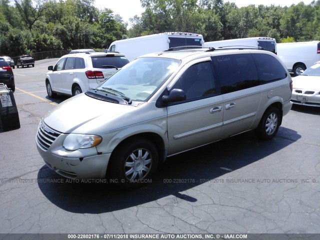 2A4GP54L16R877570 - 2006 CHRYSLER TOWN & COUNTRY TOURING GOLD photo 2
