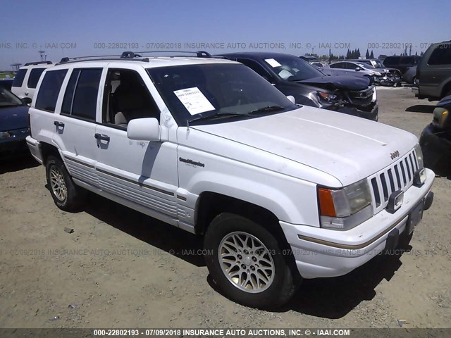 1J4GZ78Y4RC155437 - 1994 JEEP GRAND CHEROKEE LIMITED WHITE photo 1