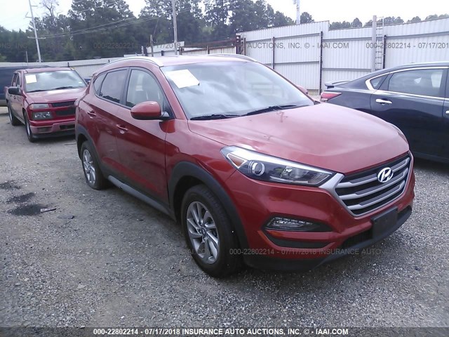 KM8J33A40HU252510 - 2017 HYUNDAI TUCSON LIMITED/SPORT AND ECO/SE ORANGE photo 1