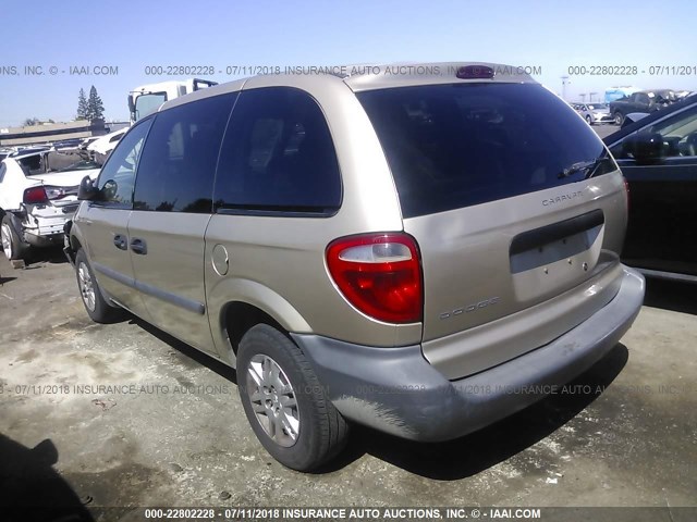 1D4GP25E65B315832 - 2005 DODGE CARAVAN SE GOLD photo 3