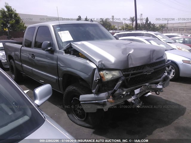 1GCEC19T56Z154644 - 2006 CHEVROLET SILVERADO C1500 GRAY photo 1