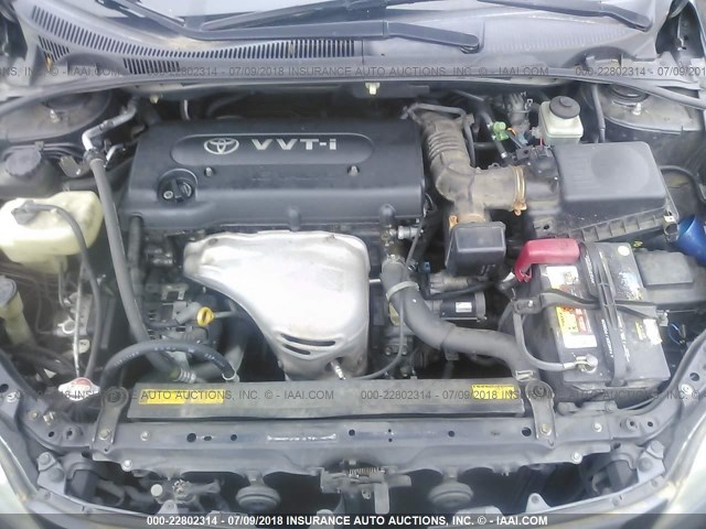 JTKDE177550048959 - 2005 TOYOTA SCION TC 灰色 照片 10