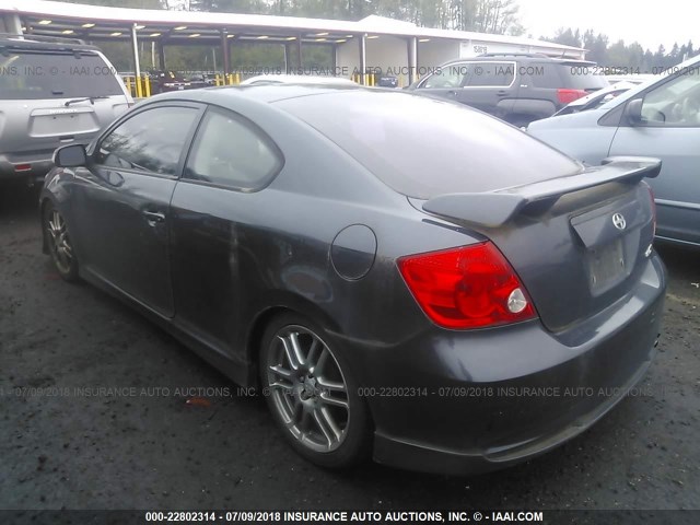 JTKDE177550048959 - 2005 TOYOTA SCION TC 灰色 照片 3