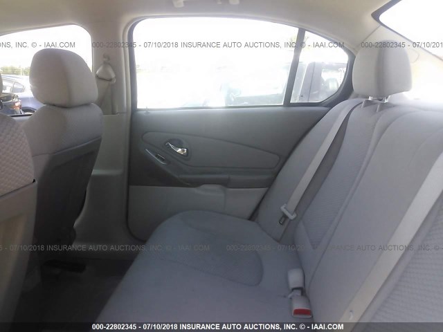 1G1ZS58F87F208179 - 2007 CHEVROLET MALIBU LS SILVER photo 8