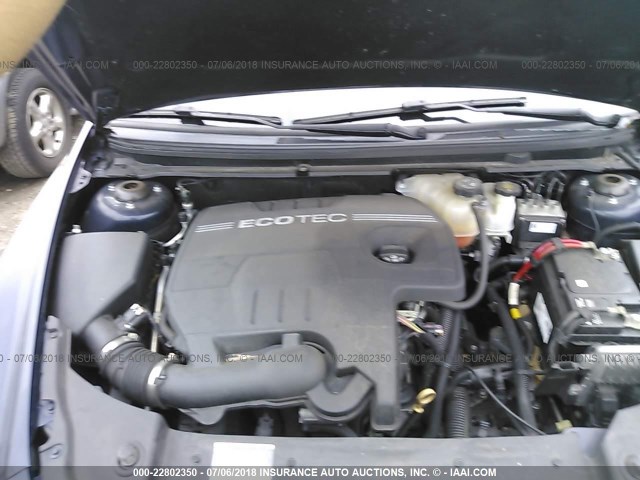 1G1ZC5EB7AF200726 - 2010 CHEVROLET MALIBU 1LT 蓝色 照片 10