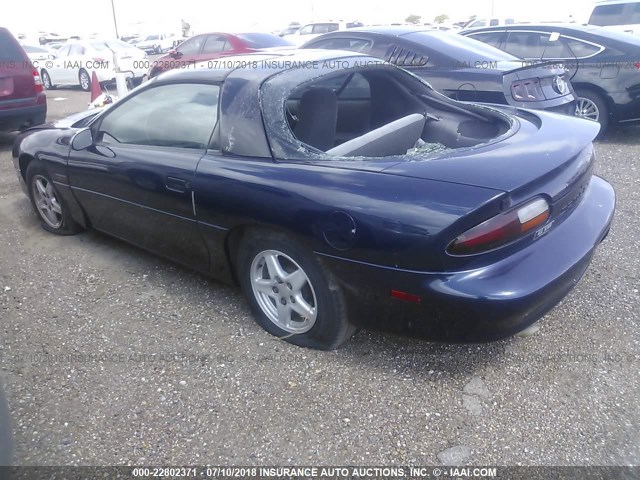 2G1FP22G5X2134077 - 1999 CHEVROLET CAMARO Z28 Dark Blue photo 3