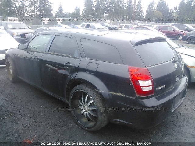 2D4FV47T17H701965 - 2007 DODGE MAGNUM SE BLACK photo 3