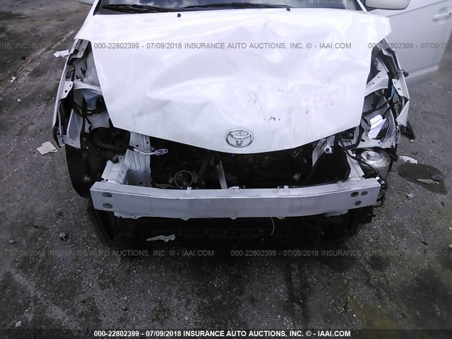 JTDKB20U087777993 - 2008 TOYOTA PRIUS WHITE photo 6