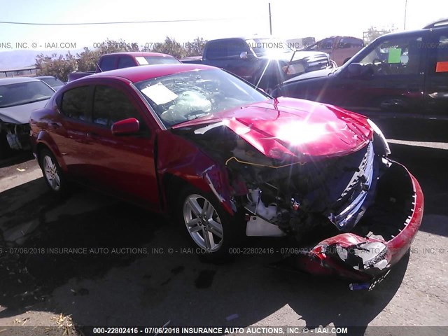 1B3BD1FB2BN579530 - 2011 DODGE AVENGER MAINSTREET RED photo 1