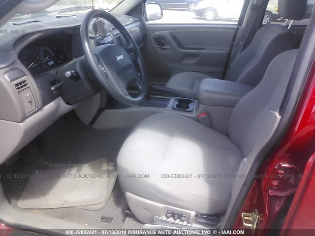 1J4GX48S74C388365 - 2004 JEEP GRAND CHEROKEE LAREDO/COLUMBIA/FREEDOM 红色 照片 5