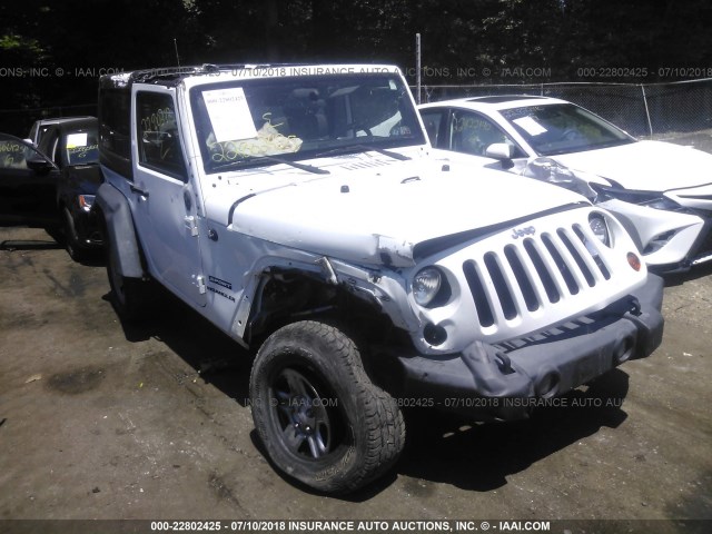 1C4AJWAG4CL281531 - 2012 JEEP WRANGLER SPORT WHITE photo 1